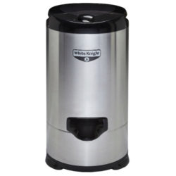 White Knight Gravity Drain Spin Dryer - Stainless Steel